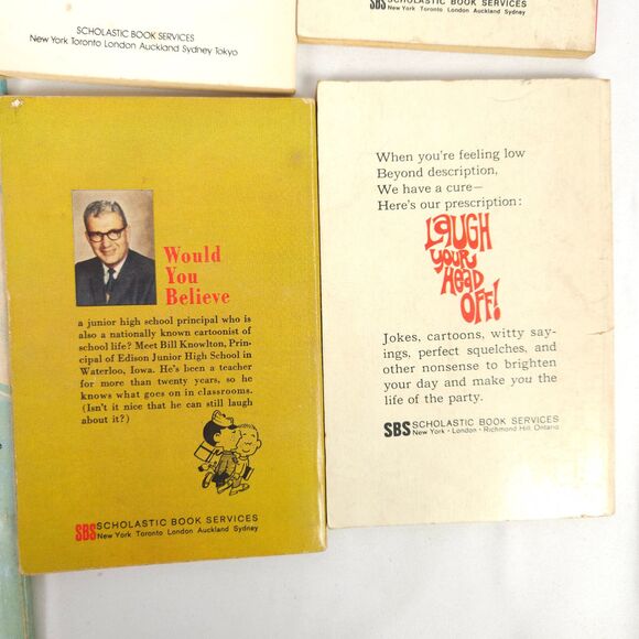 Vintage Joke Book Lot - Barrel of Chuckles - Wee Beasties - Silly Signs - Picture 9 of 16